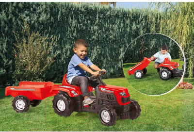 Каталка детская Dolu Ranchero с прицепом / 8146