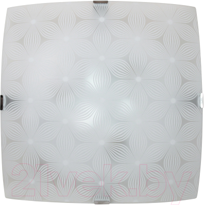 Потолочный светильник Элетех Васильки 400х400 НПБ 06-3х60 М68 / 1005404691 (матовый белый)