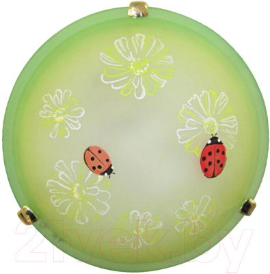 Потолочный светильник Элетех Божья коровка 500 НПБ 06-3х60 М64 / 1005151379 (золото) - фото