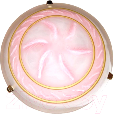 Потолочный светильник Элетех Спиге 500 НПБ 06-3х60 М64 / 1005151494 (розовый) - фото