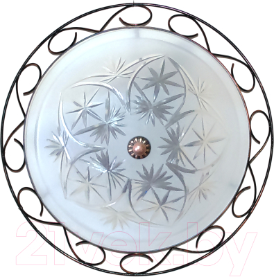 Потолочный светильник Элетех Искра 400 НПБ 01-3х60-160 / 1005151678 (матовый прозрачный) - фото