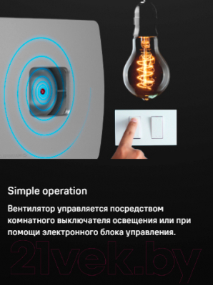 Вентилятор накладной Maunfeld MFX10W