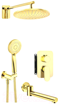 Душевая система со смесителем Deante Alpinia Gold-2 - фото
