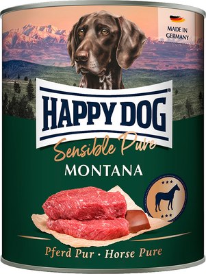 Влажный корм для собак Happy Dog Sensible Pure Montana Конина / 61073 - фото