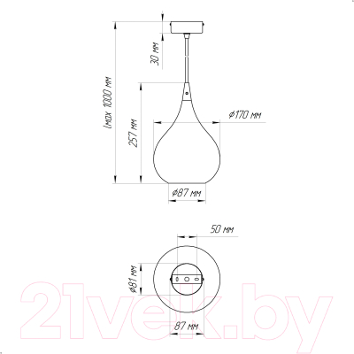 Потолочный светильник Элетех ML404817 Diva / 1005404817