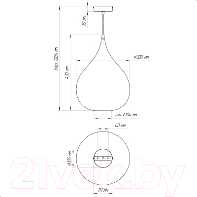 Потолочный светильник Элетех ML404819 Diva / 1005404819