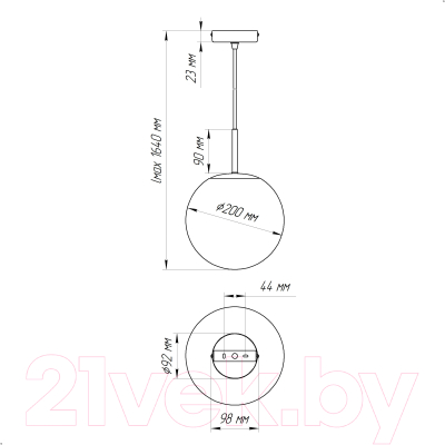 Потолочный светильник Элетех ML404680 Sfero / 1005404680