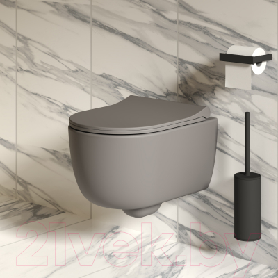 Унитаз подвесной Ambassador Abner / 103T20301R (серый матовый)