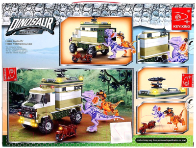 Конструктор Keyixing Диноленд. Сражение с хищниками / 4351970