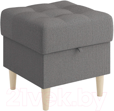 Пуф Сонум Norton 45-45 (багама серый/бук) - фото