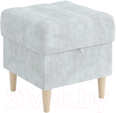 Пуф Сонум Norton 45-45 (бентли кремовый/бук) - фото