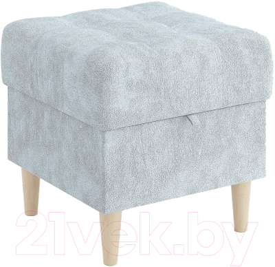 Пуф Сонум Norton 45-45 (бентли светло-серый/бук) - фото
