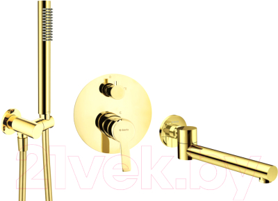 Душевая система со смесителем Deante Z06W - фото