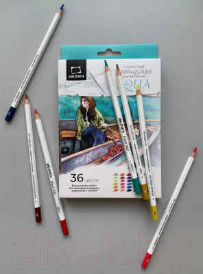 Набор акварельных карандашей Малевичъ GrafArt / 198902
