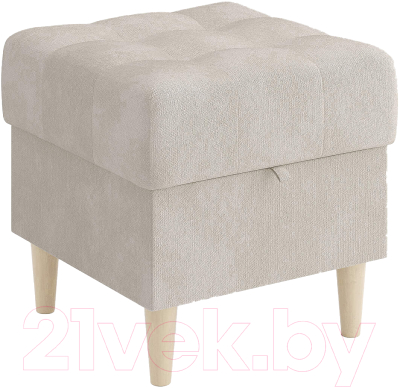 Пуф Сонум Norton 45-45 (лофти латте/бук) - фото