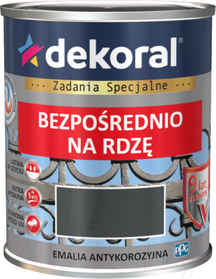 Эмаль Dekoral По ржавчине RAL1023 - фото