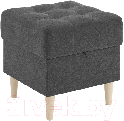 Пуф Сонум Norton 45-45 (фултон графит/бук) - фото
