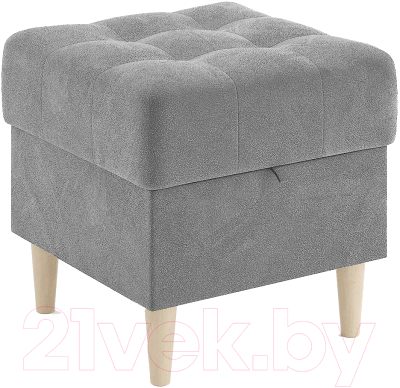 Пуф Сонум Norton 45-45 (фултон серый/бук) - фото