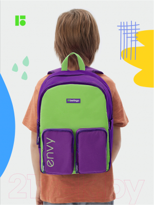 Рюкзак Berlingo Envy / RU09195 (зеленый)