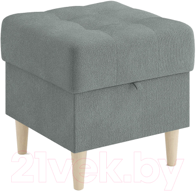 Пуф Сонум Norton 45-45 (эвита серый/бук) - фото
