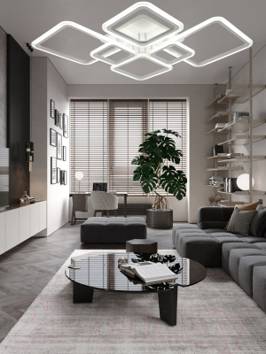 Потолочный светильник Mirastyle Диод CF-16070/4+2 WH ML