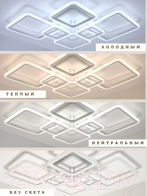 Потолочный светильник Mirastyle Диод CF-16070/4+2 WH ML