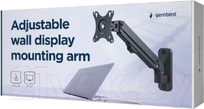 Кронштейн для монитора Gembird MA-WA1-01