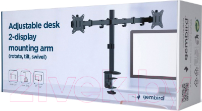 Кронштейн для монитора Gembird MA-D2-01