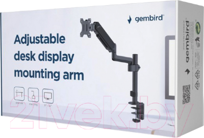 Кронштейн для монитора Gembird MA-DA1P-01