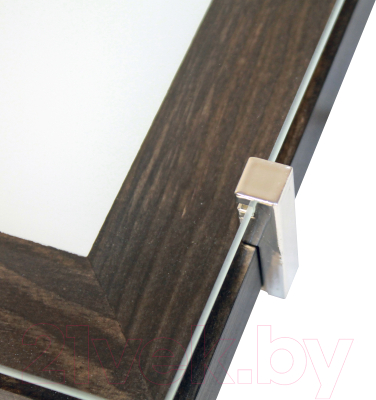 Потолочный светильник Элетех Полесье 280x160 НББ 06-40 М40 ИМ / 1005205883 (белый/венге/хром)