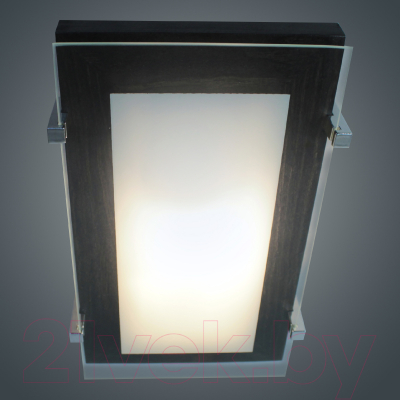 Потолочный светильник Элетех Полесье 280x160 НББ 06-40 М40 ИМ / 1005205883 (белый/венге/хром)