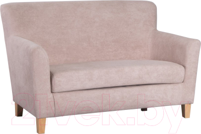 Диван DiArt Прада 2П (велюр татлер крем/ножки светлые) - фото