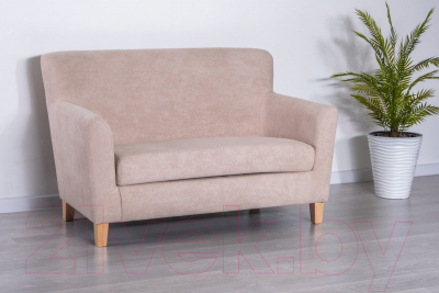 Диван DiArt Прада 2П (велюр татлер крем/ножки светлые)