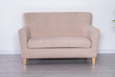 Диван DiArt Прада 2П (велюр татлер крем/ножки светлые)