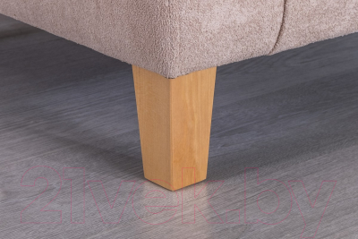 Диван DiArt Прада 2П (велюр татлер крем/ножки светлые)