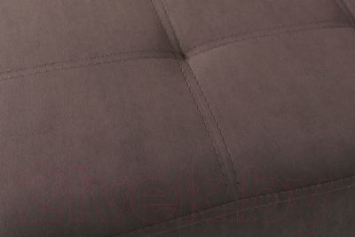 Тахта DiArt Студент левая (велюр Inside Grey/Ultra Stone)