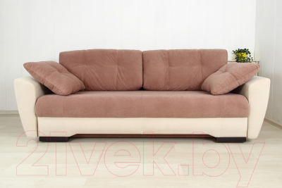 Диван DiArt Аспен (велюр Dream Java/Dream Bone)