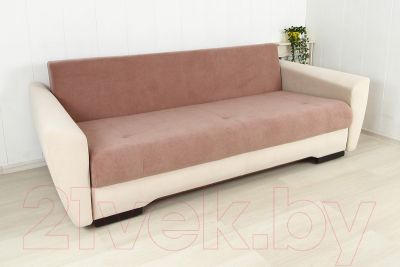 Диван DiArt Аспен (велюр Dream Java/Dream Bone)