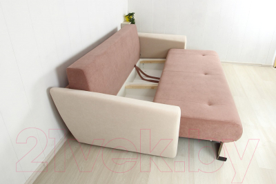 Диван DiArt Аспен (велюр Dream Java/Dream Bone)