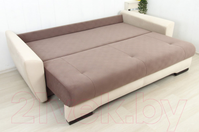 Диван DiArt Аспен (велюр Ultra Sahara/Ultra Ginger)