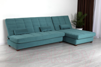 Диван угловой DiArt Соната 2 (велюр Dream Mint)
