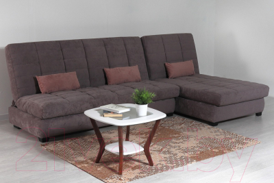 Диван угловой DiArt Соната 2 (велюр Romance Vision)