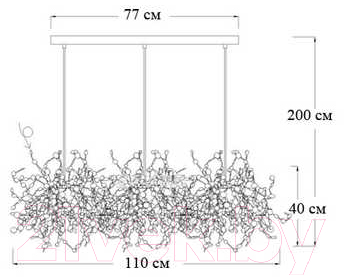 Люстра Imperiumloft 40.2060-3 / 177957-22