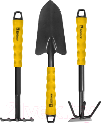 Набор садовых инструментов Kolner KGTS 3 / кн3гтс - фото