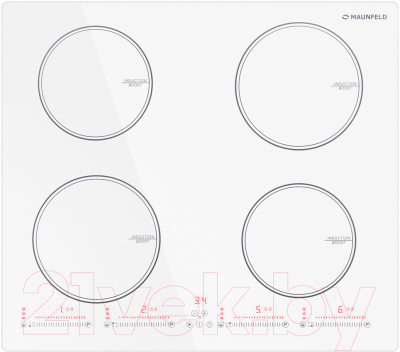 Индукционная варочная панель Maunfeld CVI594SWH - фото