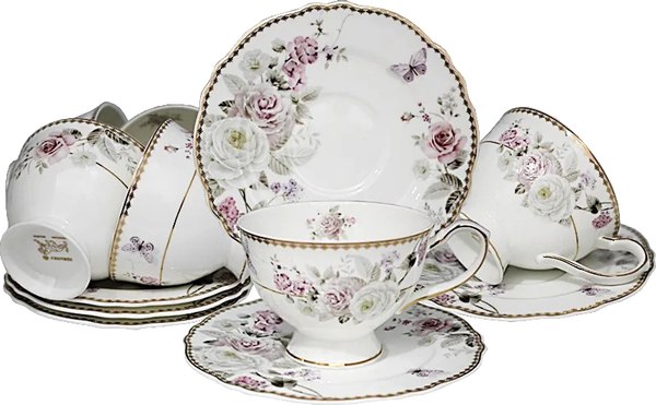 Набор для чая/кофе Lenardi Пионы 108-219 - фото