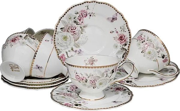 Набор для чая/кофе Lenardi Пионы 108-221 - фото