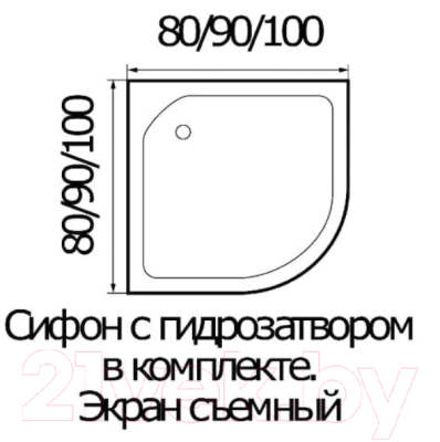 Душевой уголок RIVER Don XL 90/24 MT
