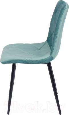 Стул AksHome Gill (бутылочный велюр/черный)