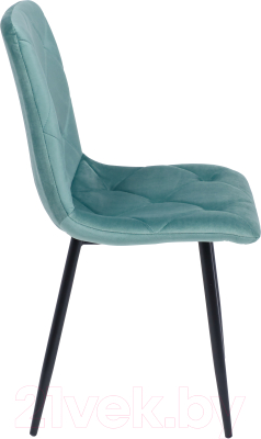 Стул AksHome Gill (бутылочный велюр/черный)